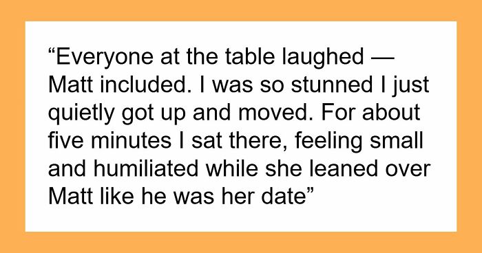 GF Humiliated At Birthday Dinner As BF’s Mom Takes Her Seat And He Sides With Mom, She Walks Away