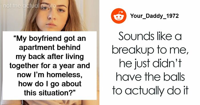 Woman Supports Unemployed Boyfriend, He Leaves Her Homeless As Soon As He Finds A Job