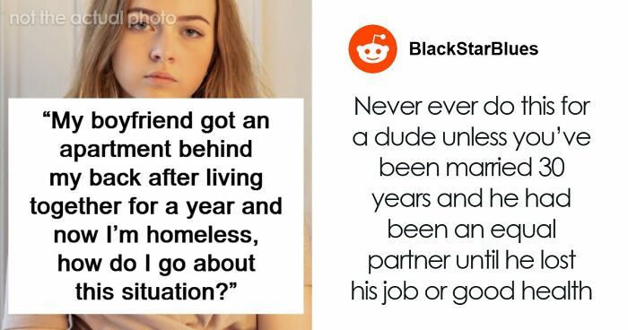 Woman Supports Unemployed Boyfriend, He Leaves Her Homeless As Soon As He Finds A Job
