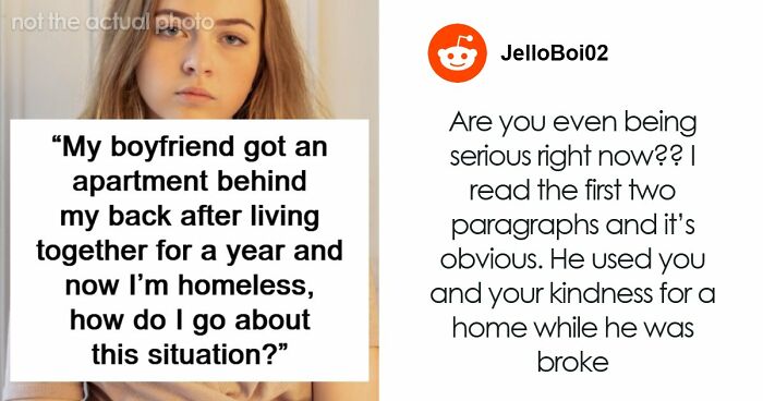 Woman Supports Unemployed Boyfriend, He Leaves Her Homeless As Soon As He Finds A Job