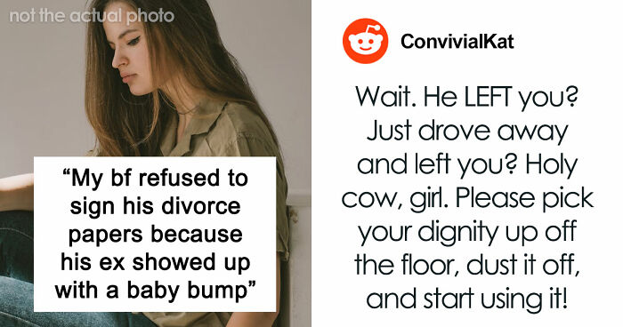 Guy Refuses To Sign Divorce Papers Now That His Childfree Ex Has A Baby Bump
