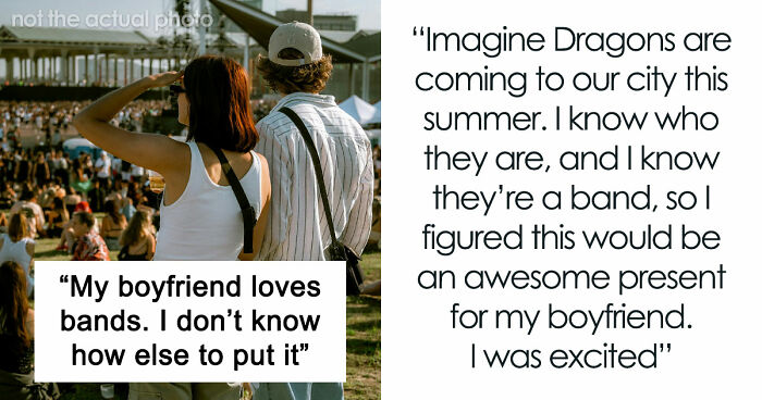 Woman Buys Concert Tickets For BF’s Birthday Because He “Loves Bands”, His Reaction Makes Her Cry