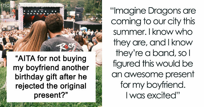Woman Buys Concert Tickets For BF’s Birthday Because He “Loves Bands”, His Reaction Makes Her Cry