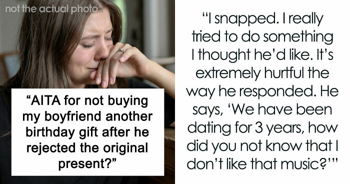 Woman Buys Concert Tickets For BF’s Birthday Because He “Loves Bands”, His Reaction Makes Her Cry