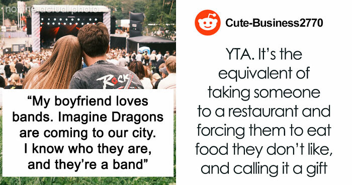 Woman Buys Concert Tickets For BF’s Birthday Because He “Loves Bands”, His Reaction Makes Her Cry