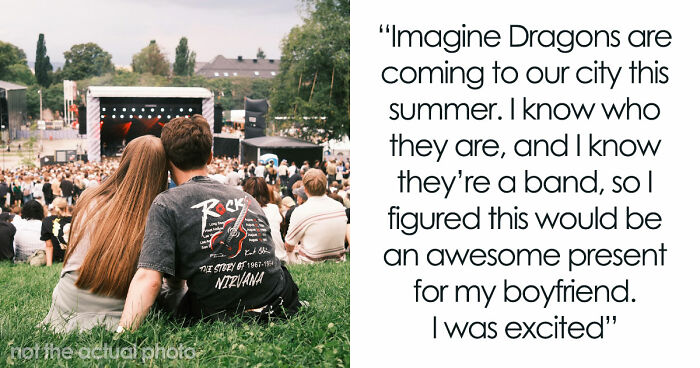 Woman Buys Concert Tickets For BF’s Birthday Because He “Loves Bands”, His Reaction Makes Her Cry
