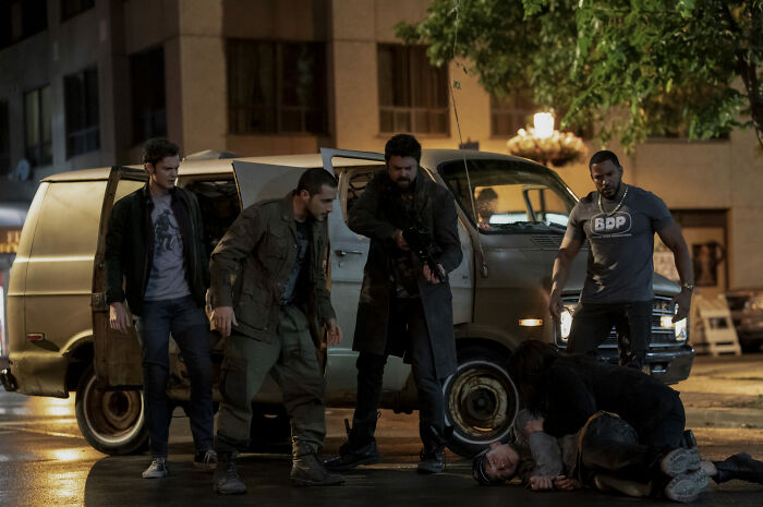 The Boys star in a tense night scene with a van, highlighting the controversial army history causing fan boycott calls The Boys star in a tense night scene with a van, highlighting the controversial army history causing fan boycott calls