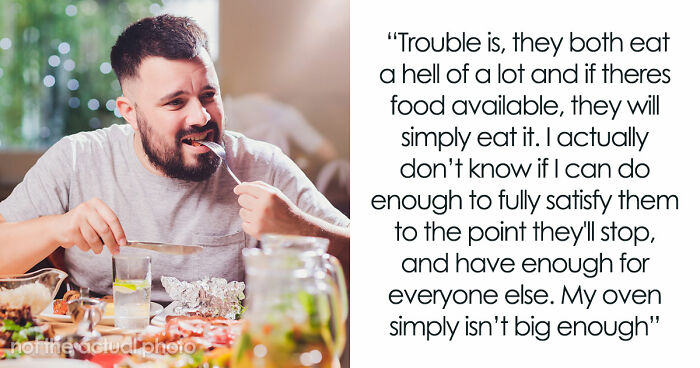 Woman Worries About Dinner Party As Bro And His Partner Are Serial Hoggers Who Gobble Up Everything