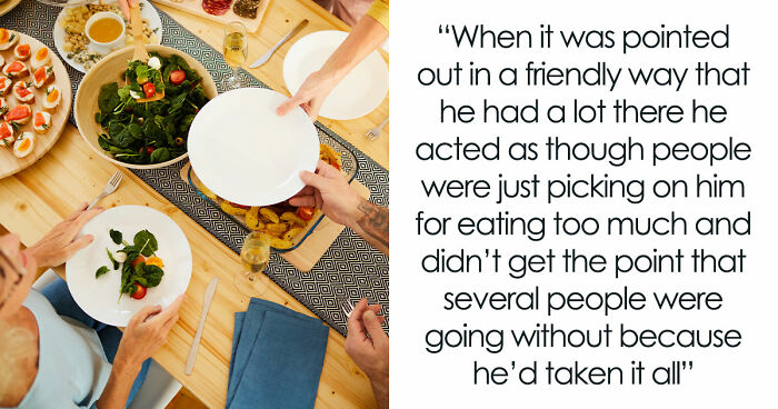 Woman Worries About Dinner Party As Bro And His Partner Are Serial Hoggers Who Gobble Up Everything