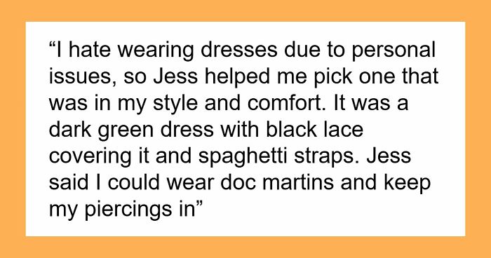 Groom Throws Out His Own Sis From The Wedding, Mad She Won’t Change The Dress His Own Bride Picked