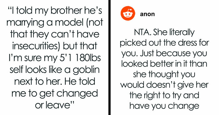 Groom Throws Out His Own Sis From The Wedding, Mad She Won’t Change The Dress His Own Bride Picked