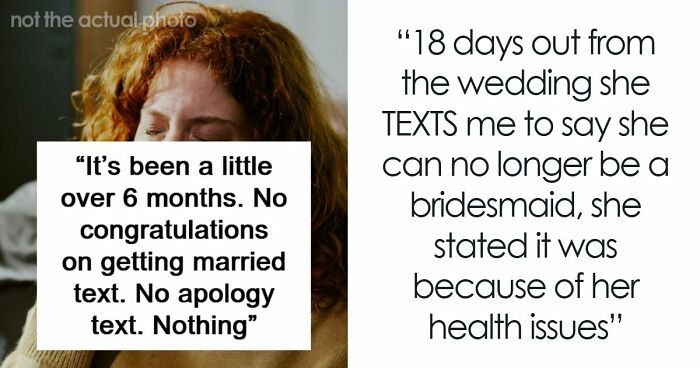 Best Friend Skips Wedding Because She’s “Not Feeling Well,” Breaks Bride’s Heart