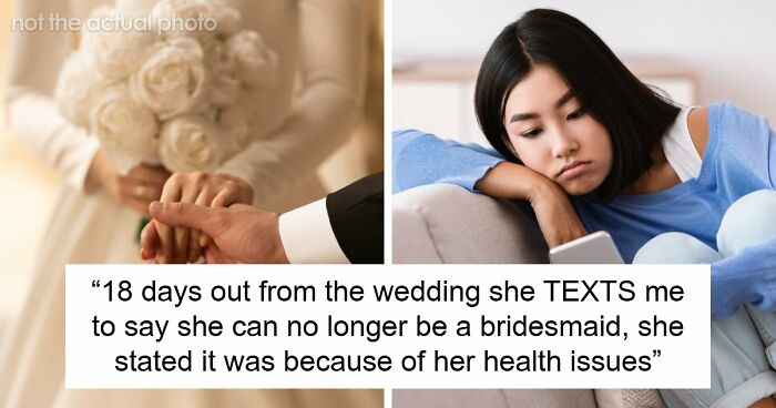 Best Friend Skips Wedding Because She’s “Not Feeling Well,” Breaks Bride’s Heart