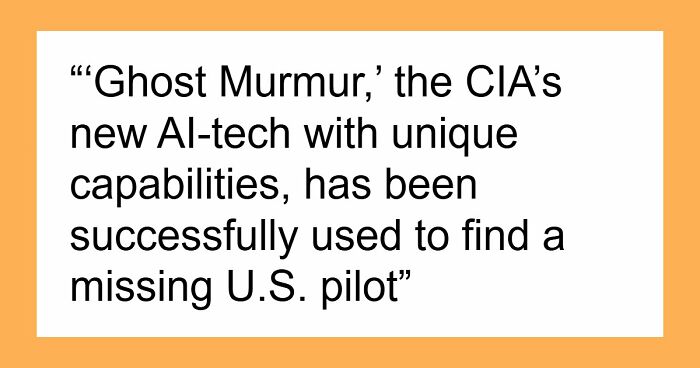 “What A Load Of Nonsense”: CIA Tech Designed To Find Missing People Brings Skepticism