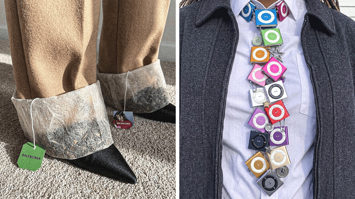 Creative designer turns everyday objects like tea bags and music players into clever product concepts in fashion and accessories.