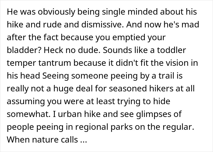 Woman Has A Bathroom Emergency On Hike, Boyfriend&rsquo;s Reaction To It Ends Their Relationship