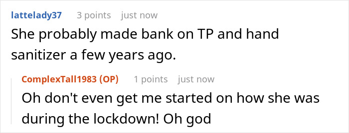 Online discussion about scalper conflict involving bulk items during lockdown, referencing store ban and police involvement. Online discussion about scalper conflict involving bulk items during lockdown, referencing store ban and police involvement.