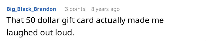 Screenshot of a Reddit comment where a user shares how he helped an overworked and underpaid friend.