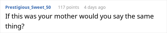 Woman Threatens Divorce If Husband Financially Contributes To His Mother's Care: "Told Him That Is Nuts"