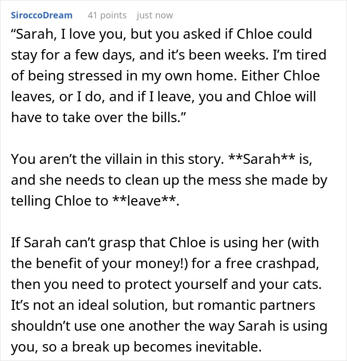 Woman Crashes At Friend&rsquo;s Home After Breakup, Blasts Reality TV And Stresses Out The Cats