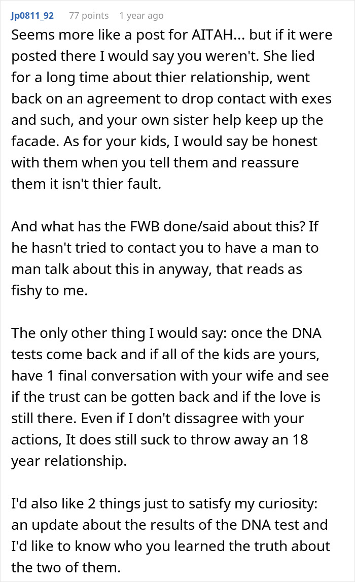 Guy Discovers Wife Hid Her FWB Under The &ldquo;Bestie&rdquo; Label, Realizes Trust Was One-Sided And Leaves