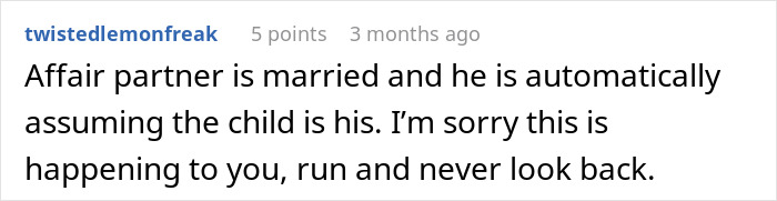 Comment on social media expressing disbelief at a husband asking his wife to raise his affair child. Comment on social media expressing disbelief at a husband asking his wife to raise his affair child.