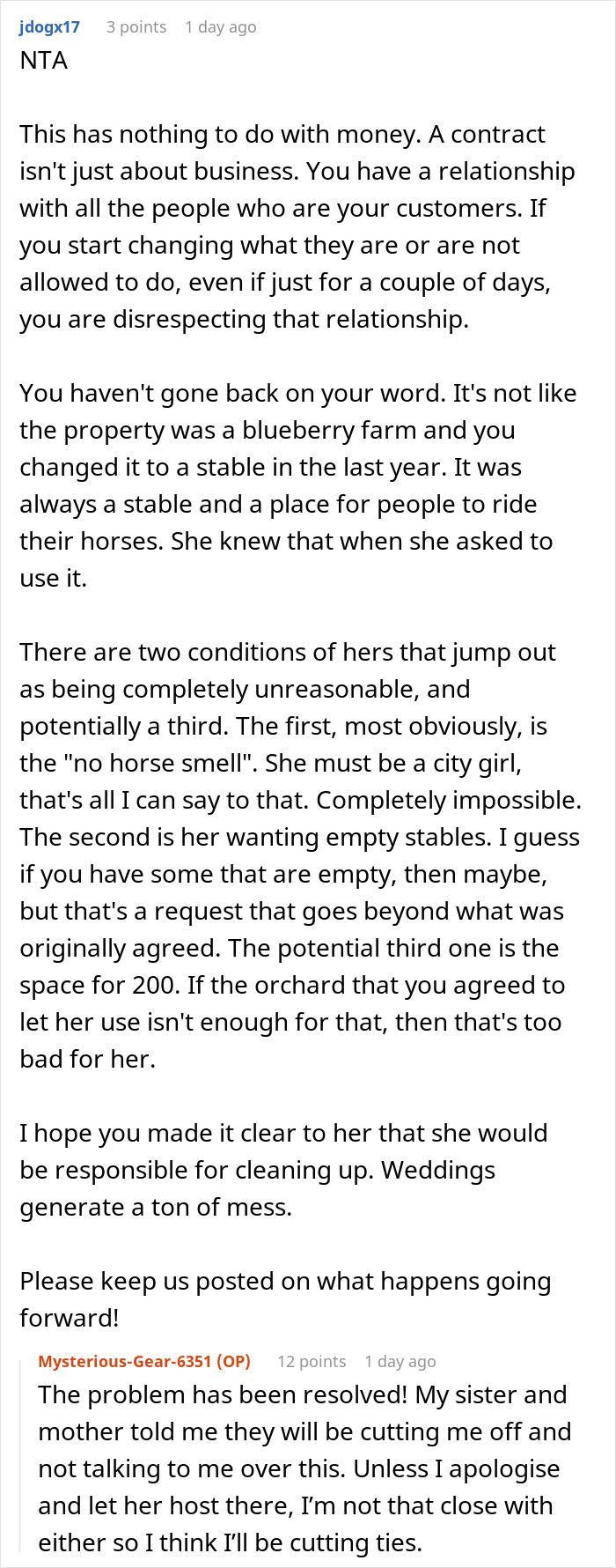 Bride Demands Sister Shut Down Her Business For Her Wedding, Then Sets Impossible Conditions And Loses It