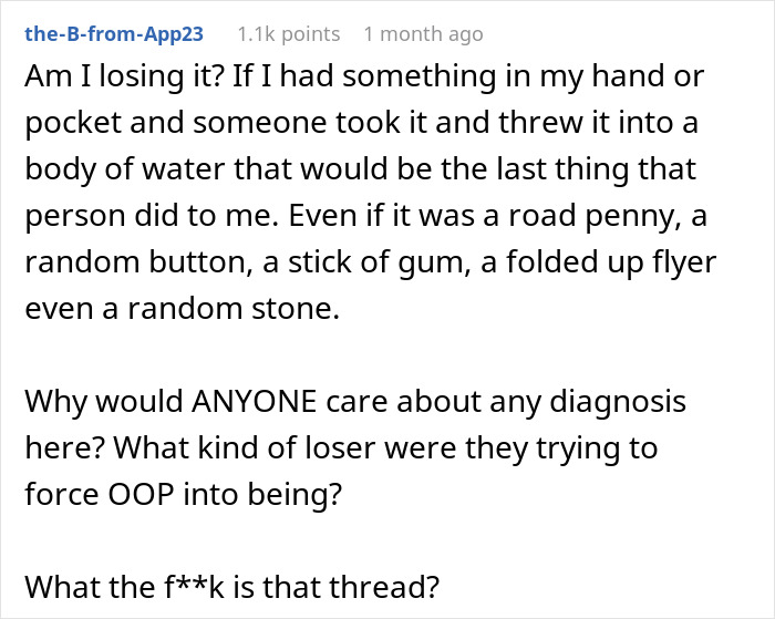 Screenshot of a Reddit comment discussing the significance of a penny in ending a relationship and feeling liberated.