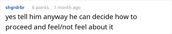 A comment suggesting informing the Muslim roommate about food with bacon fat, so he can decide how to proceed.