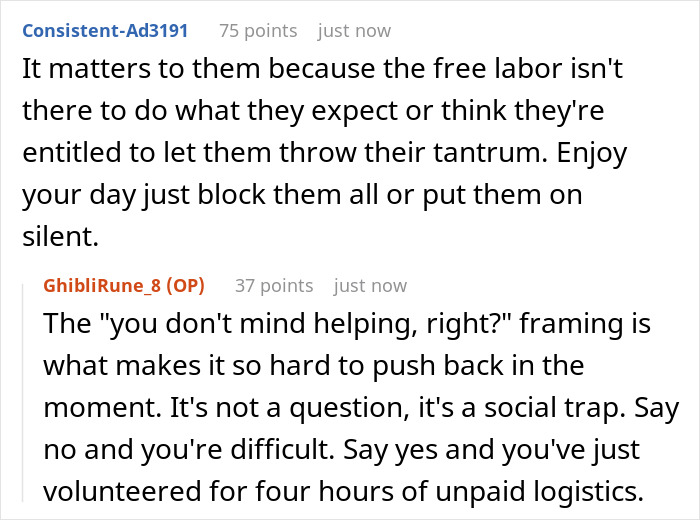 Lady Skips "Relaxed" Fam Event That Secretly Requires Her To Do All The Work, Fam Says She's Selfish