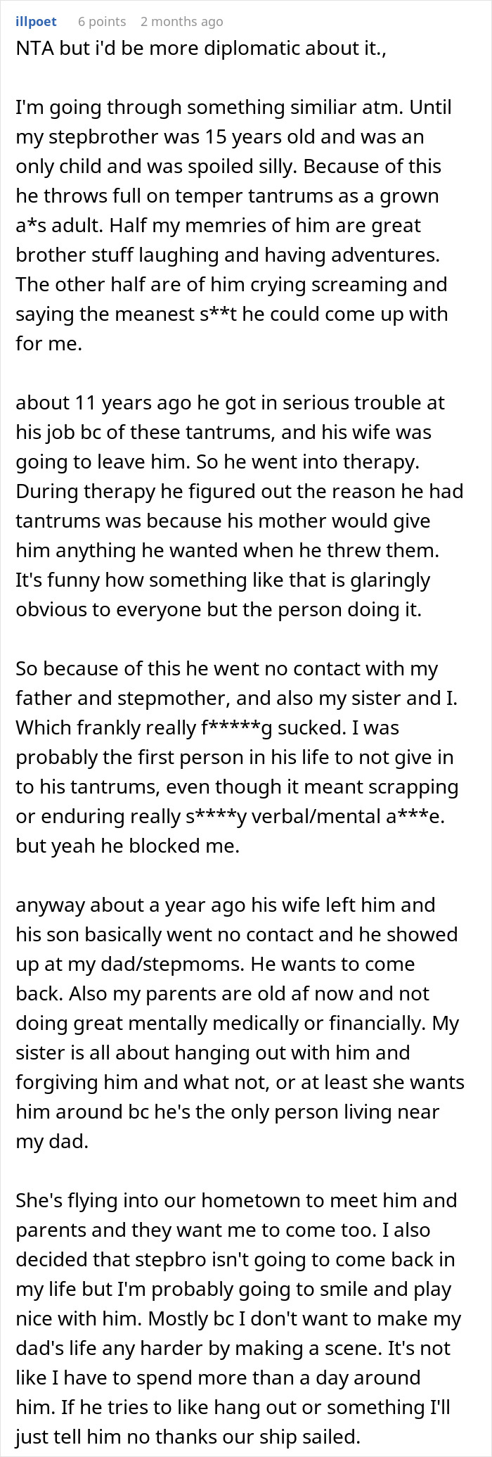 Man Refuses To Let His Estranged Brother Back Into His Life, Their Mom Tries To Force A Reunion