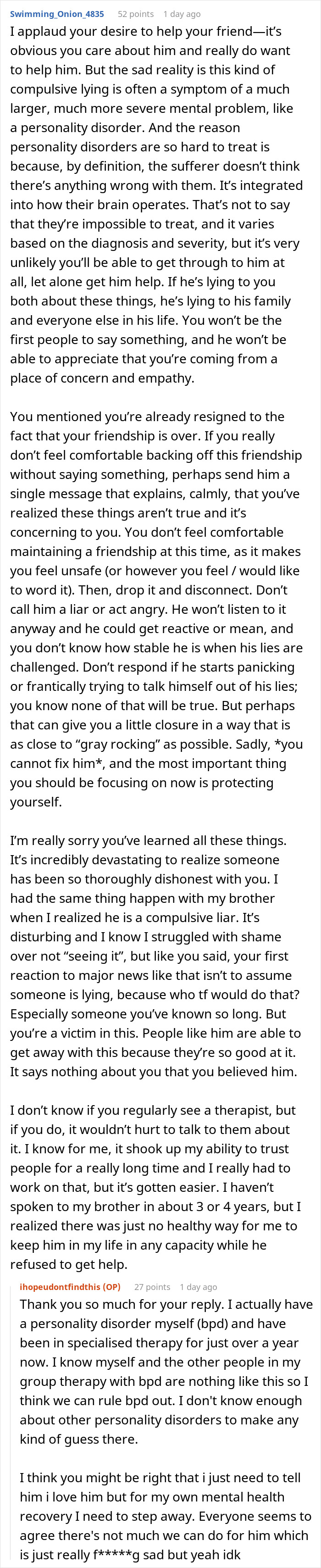 Guy Lies Like It's His Profession, Friends Realize There's Something Seriously Wrong With Him