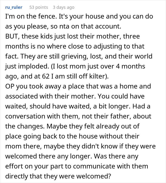 Widower Repaints Stepchildren’s Rooms After They Move Out, Family Accuses Him Of “Erasing” Them Widower Repaints Stepchildren’s Rooms After They Move Out, Family Accuses Him Of “Erasing” Them