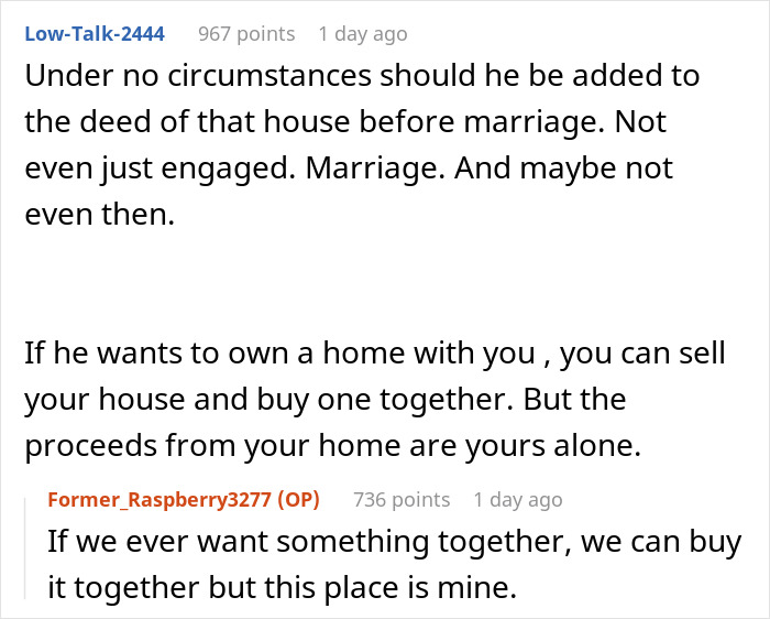 Woman Invests Life Savings Into Buying A House, BF Pays Rent But Expects Ownership Woman Invests Life Savings Into Buying A House, BF Pays Rent But Expects Ownership