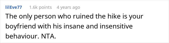 Woman Has A Bathroom Emergency On Hike, Boyfriend&rsquo;s Reaction To It Ends Their Relationship