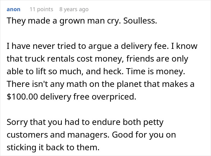 Comment on helping an overworked and underpaid friend, emphasizing support and understanding of their struggles.