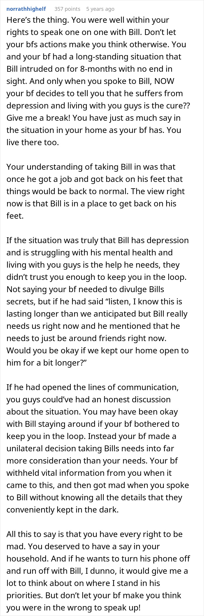 Woman Upset Fiance&rsquo;s Friend Won&rsquo;t Move Out After Finding A Job, Learns The Truth About Their Relationship