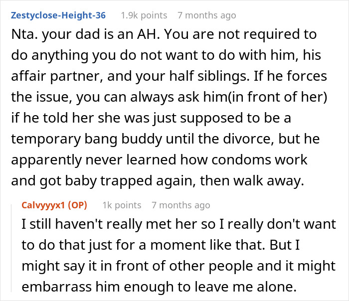 Dad Cheats And Gets Other Woman Pregnant, Acts As Victim When Teen Son Refuses To Play Happy Family