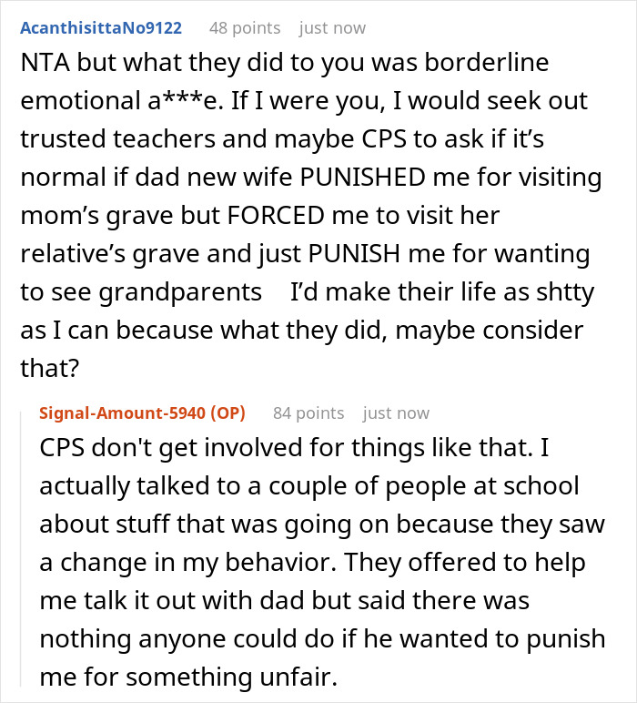 Teen Accused Of "Misusing" Family Therapy As He Rats Out Dad And Stepmom's 9 Years Of Cruelty To Him