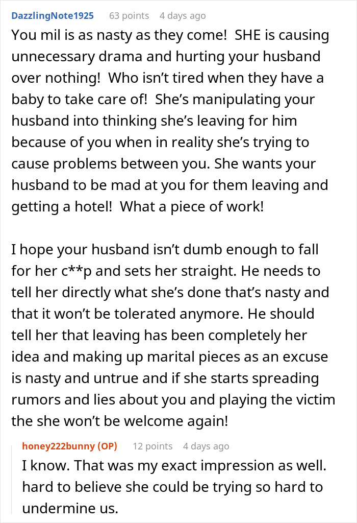 "We Were Going To Break Up The Marriage": MIL Taunts Woman Who Is Tired From Raising A Baby