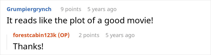 Screenshot of an online discussion where a user comments on a story about cheating and scamming being exposed on local news.