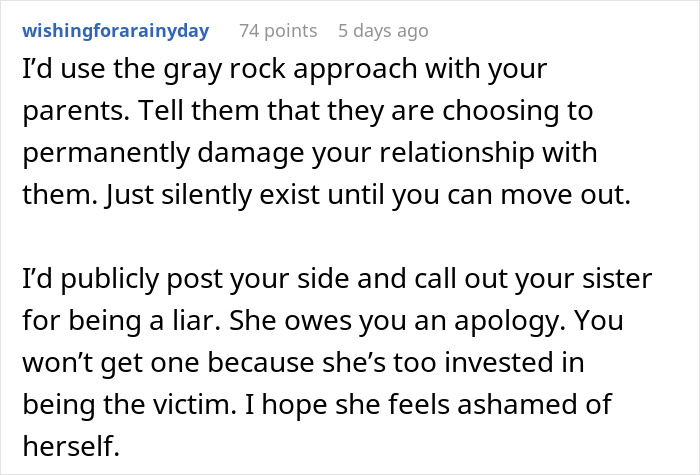 Text post in a forum discussing a woman accused of sleeping with her sister&rsquo;s fianc&eacute; and family conflict over the issue.