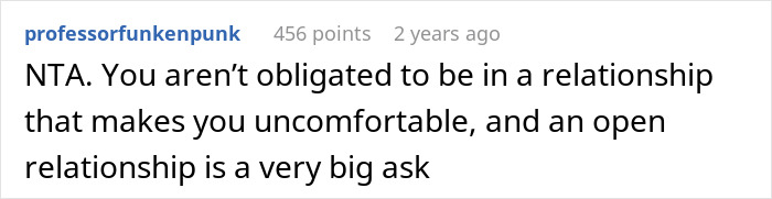 Guy Feels Pressured And Betrayed After GF Accuses Him Of Being Selfish For Closing Open Relationship Guy Feels Pressured And Betrayed After GF Accuses Him Of Being Selfish For Closing Open Relationship