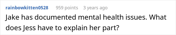 Screenshot of a Reddit post discussing mental health issues linked to unstable ex and pregnant woman cutting off contact.