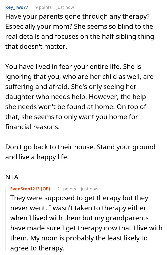 19YO's Violent Fits Terrify Teen Bro, Parents Disregard His Fear And Expect Him To Live With Them