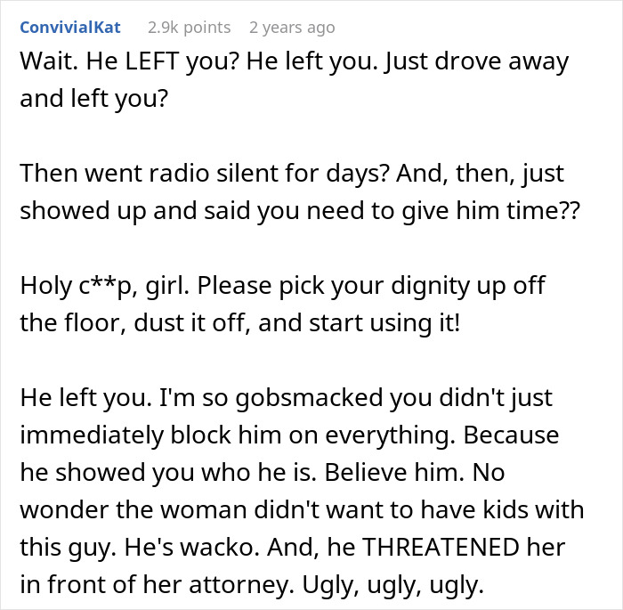 Guy Refuses To Sign Divorce Papers Now That His Childfree Ex Has A Baby Bump