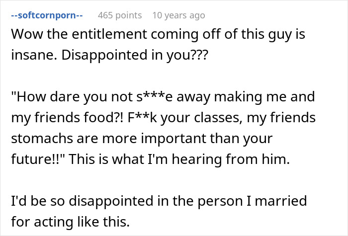 Husband Blows Up At Wife When She Confronts Him About Having To Cook Breakfast For His Colleagues