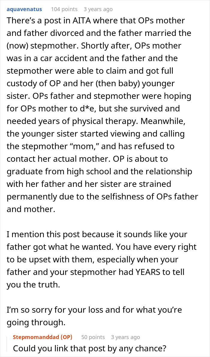 Cunning Dad Hides The Fact That New Wife Was His Affair Partner, 22YO Finds Out From Photo Albums