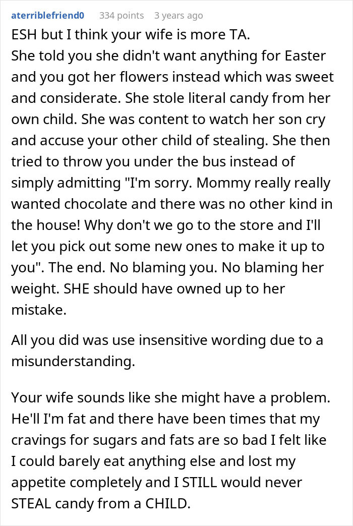 Woman Eats One Easter Egg While Dieting, Humiliated When Husband Tells Children She&rsquo;s &ldquo;Fat&rdquo;