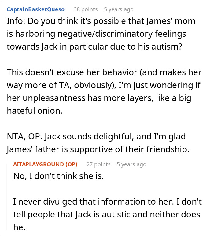 Controlling Mom Enforces Loneliness On Deaf Son Out Of Fear, Gets Called Out By Another Parent